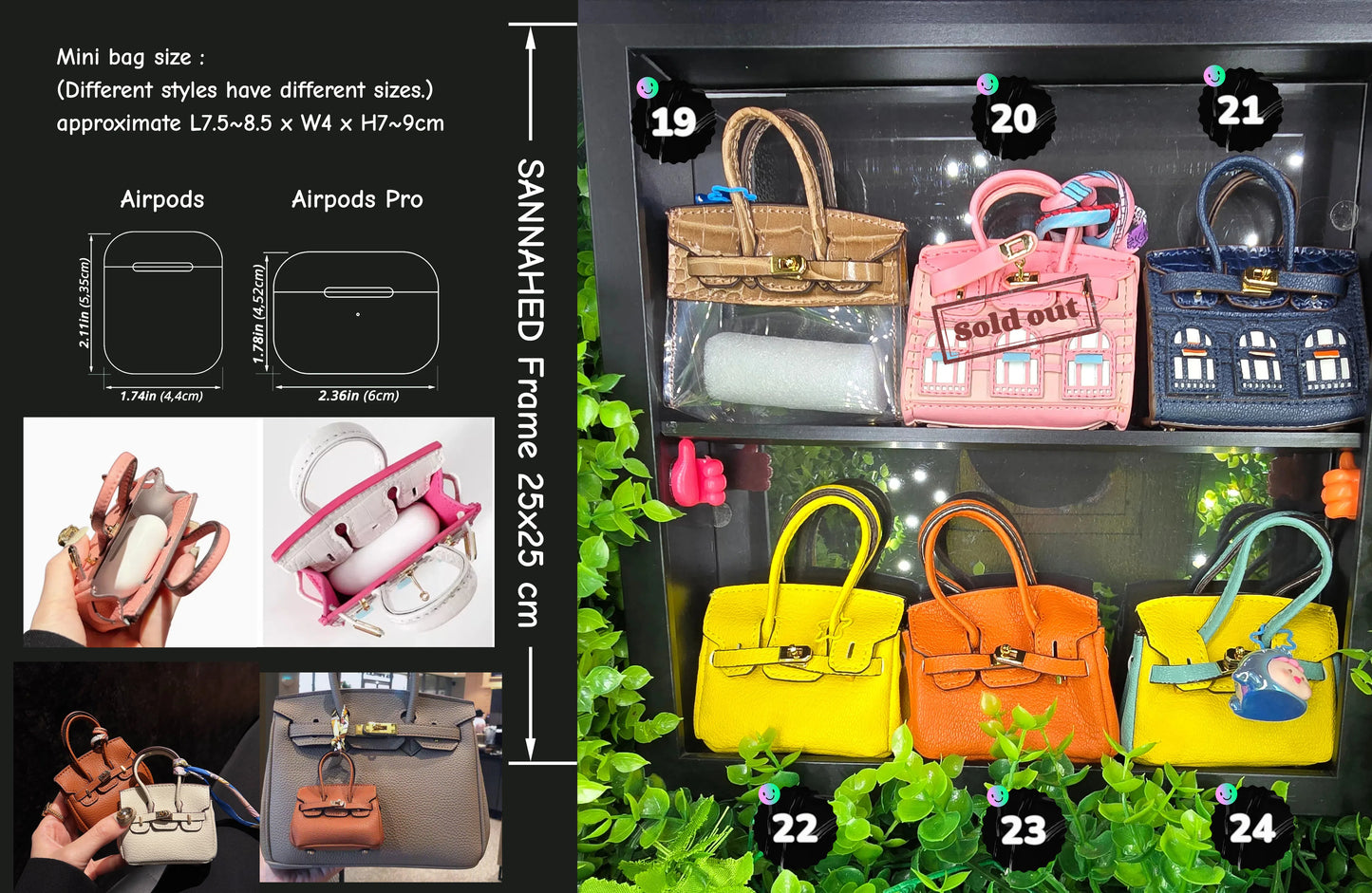 Luxury Dupes - Mini Bag Earphone Holders - Unique style