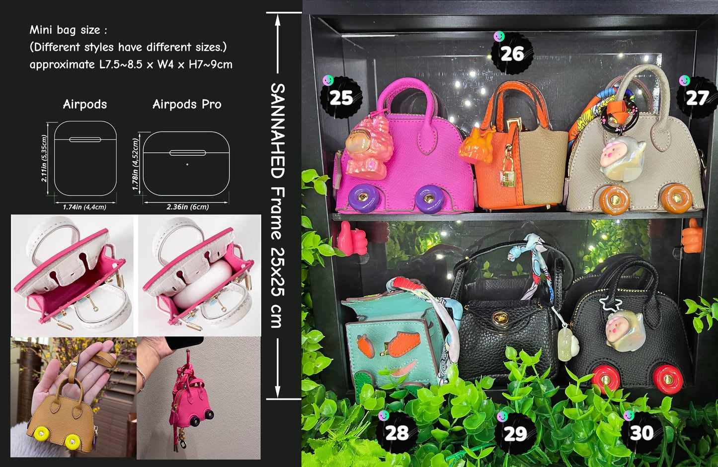Luxury Dupes - Mini Bag Earphone Holders - Unique style
