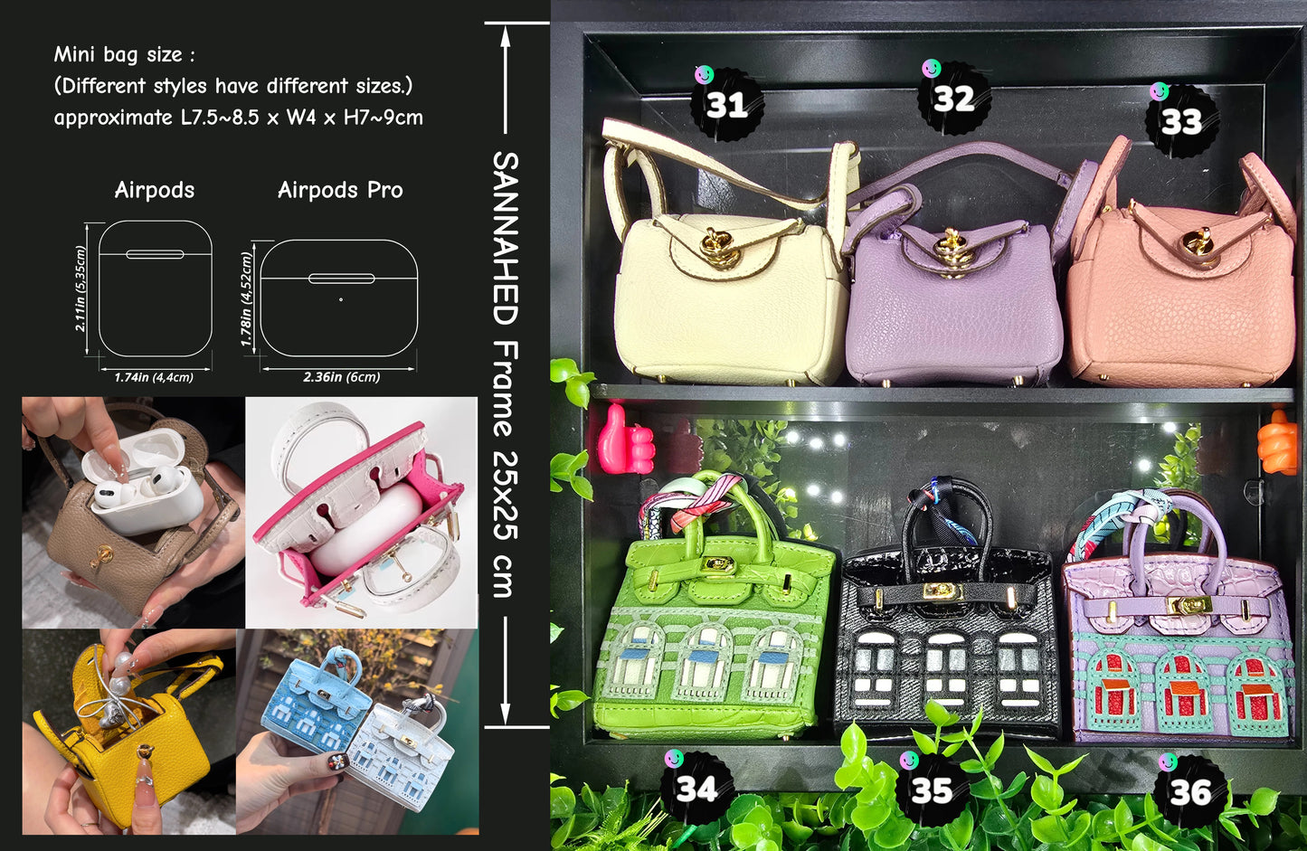 Luxury Dupes - Mini Bag Earphone Holders - Unique style