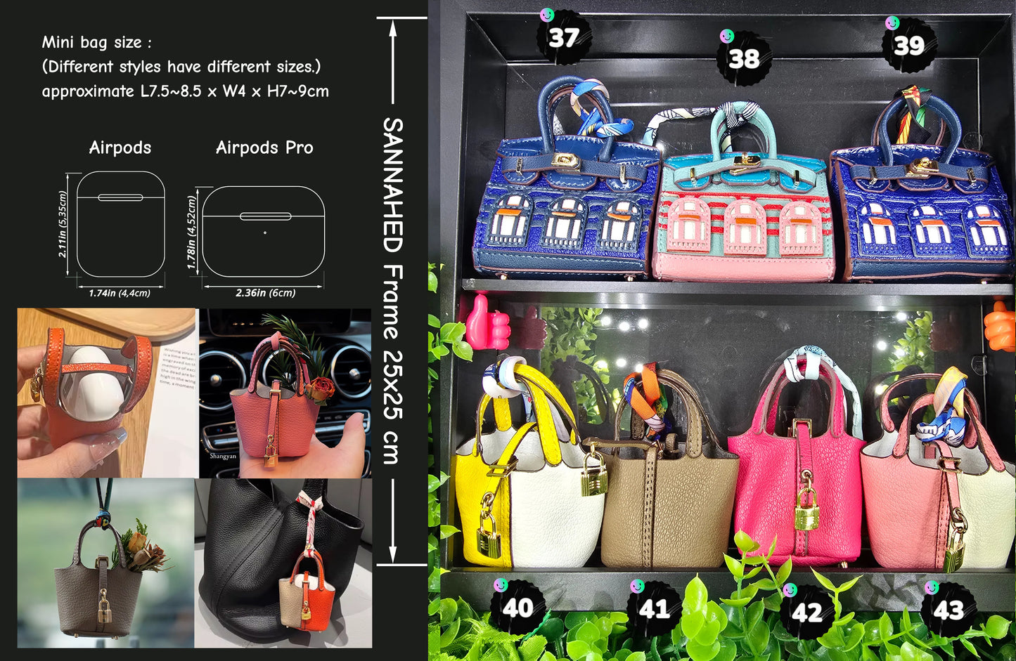 Luxury Dupes - Mini Bag Earphone Holders - Unique style