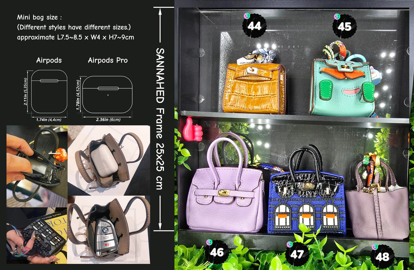 Luxury Dupes - Mini Bag Earphone Holders - Unique style