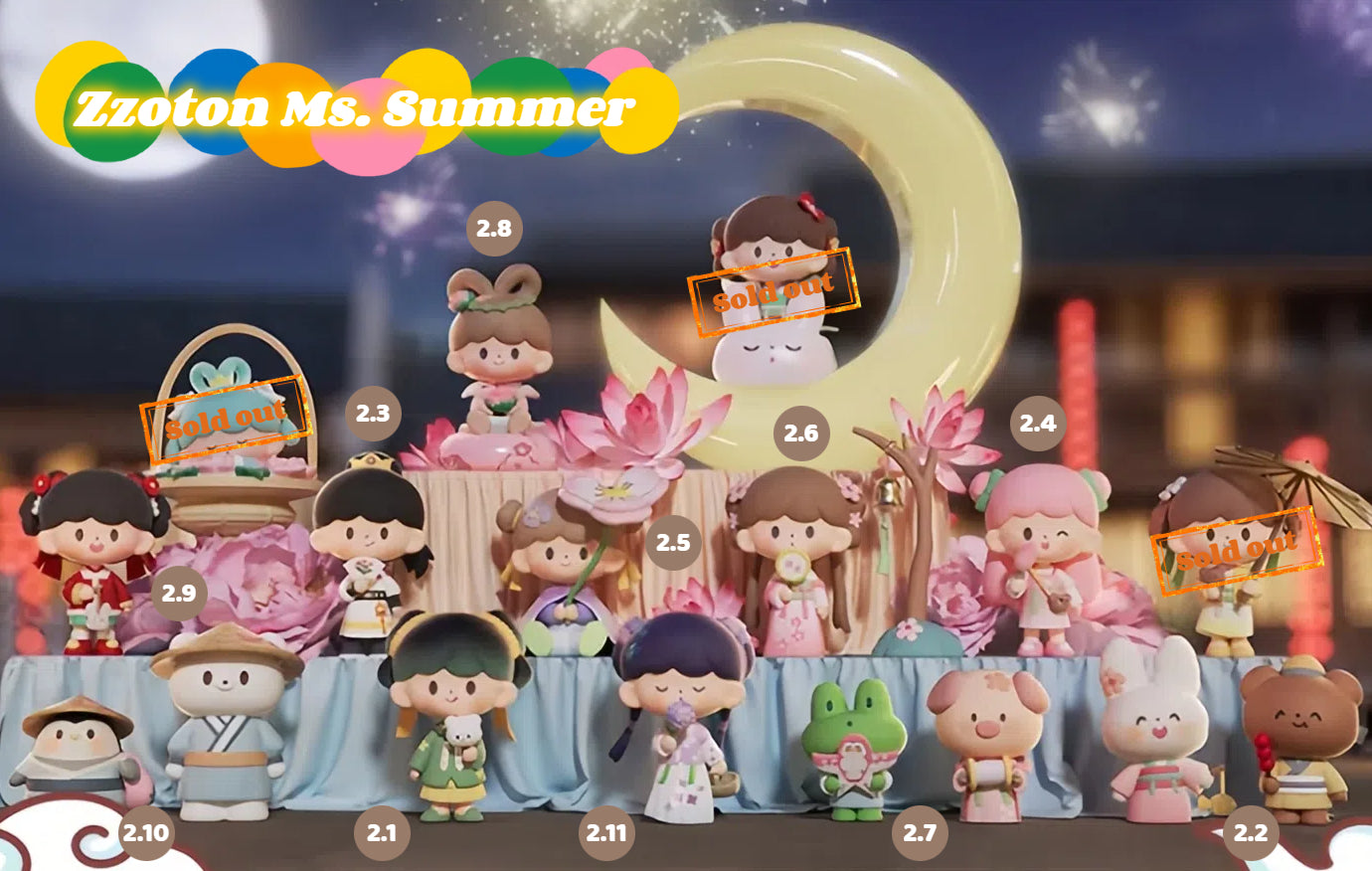 Miss. ZZoton designated figure - Blessing for fruits serie & Ms. summer serie