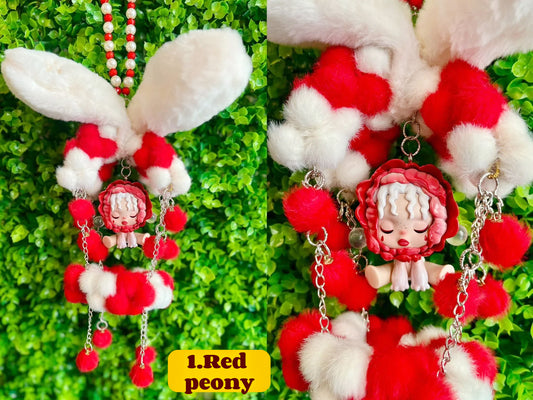 Handmade Home or Car Mirror Hanging Accessories Deco - Unique style (Bunny)