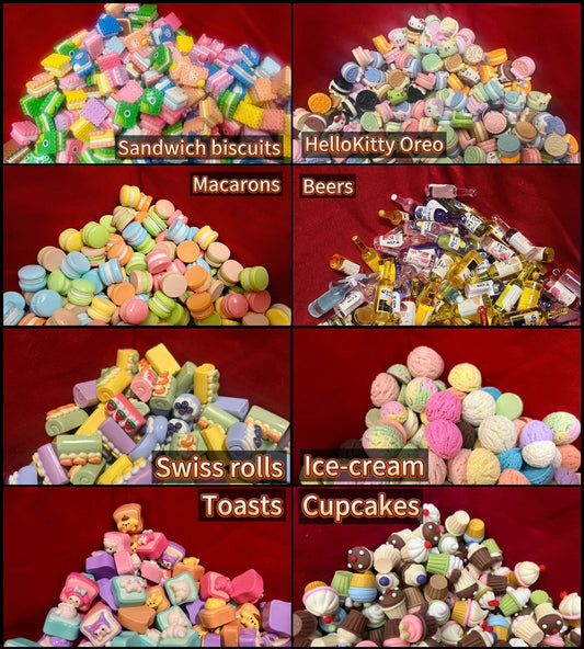 Miniature Food Charms – Kawaii DIY Resin Accessories